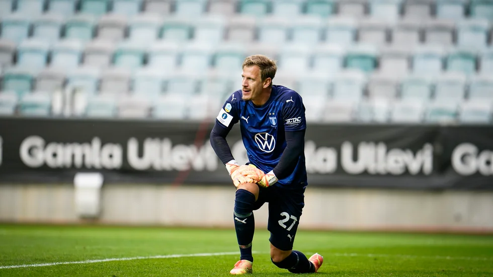 Johan Dahlin missar resten av den allsvenska säsongen. Arkivbild.