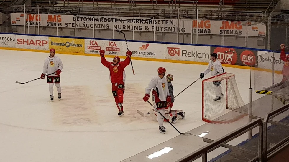 Almtunas träning på fredagen.