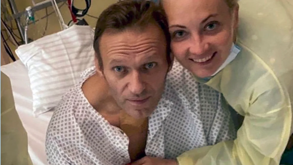 Ryske oppositionsledaren Aleksej Navalnyj vårdades på sjukhus i Berlin sedan han förgiftats av nervgiftet Novitjok. Arkivfoto.