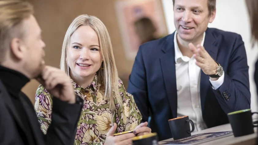 David Eriksson, Emma Lundberg och Anders Tånger är tre avgrundarna till Mindforce Game Lab.