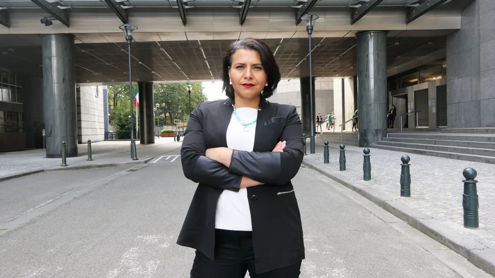 Abir Al-Sahlani (C) Europaparlamentariker, huvudförhandlare för parlamentets arbete med arbetskraftsinvandring utanför EU-parlamentet. 