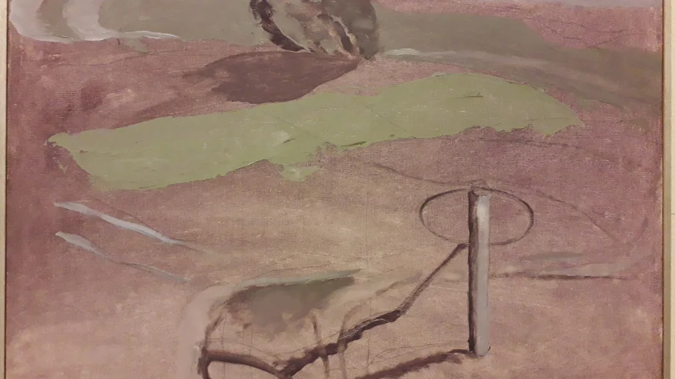 På stranden, Laris Strunke, tillhör Eskilstuna Konstmuseum. 