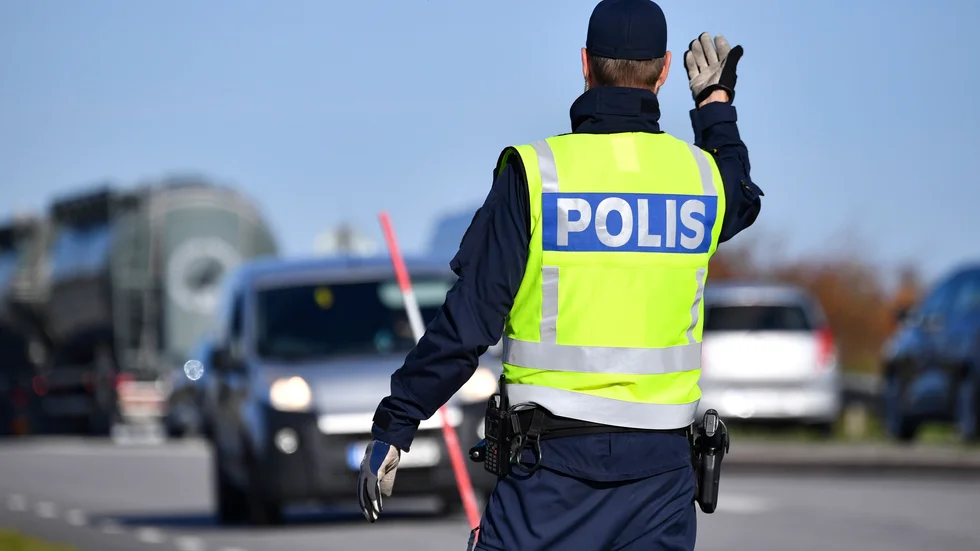 Polisen fick ingripa mot bilister (arkivbild).