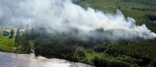 Skogsbrand i Tvärån