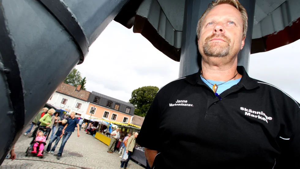 Marknaden går fortsatt bra konstaterar ansvarige Jan Carlsson. Konkurrensen om marknadsplatser är fortsatt hård. Bild: MIA KARLSVÄRD