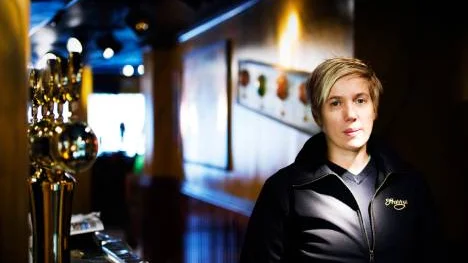 Mari Wigren ser fram emot att slå upp dörrrarna för Harry´s mitt i Gällivare centrum i mars nästa år.FOTO: Maria Ekman