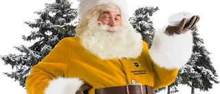 Tomte delar ut brandvarnare