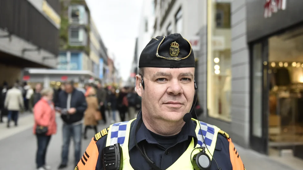Polisen Morgan Tärning varnar för en livsfarlig drog i Skaraborg. Arkivbild.