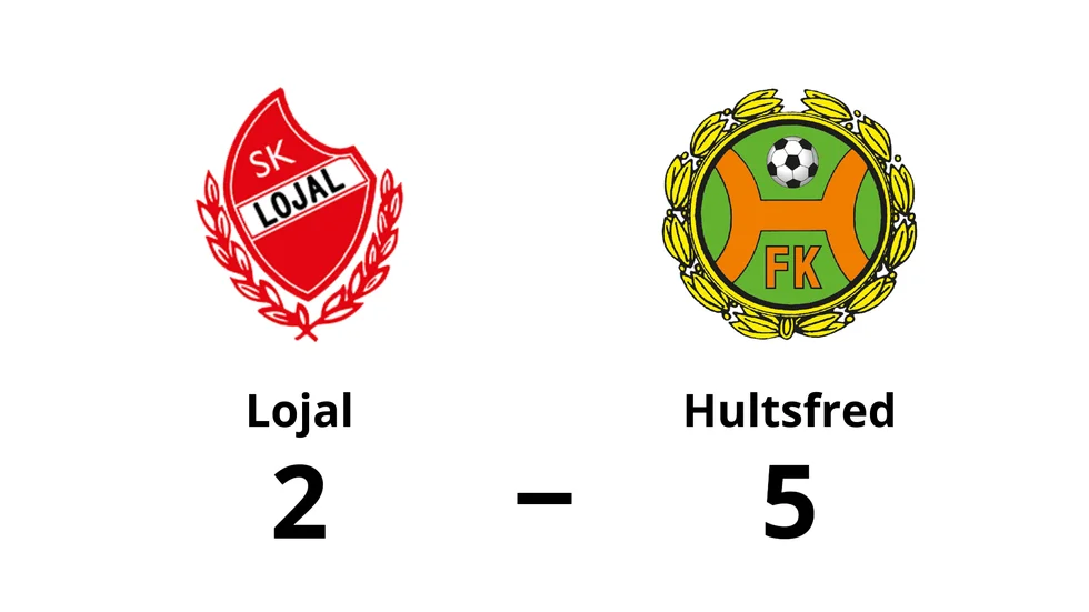 SK Lojal förlorade mot Hultsfreds FK