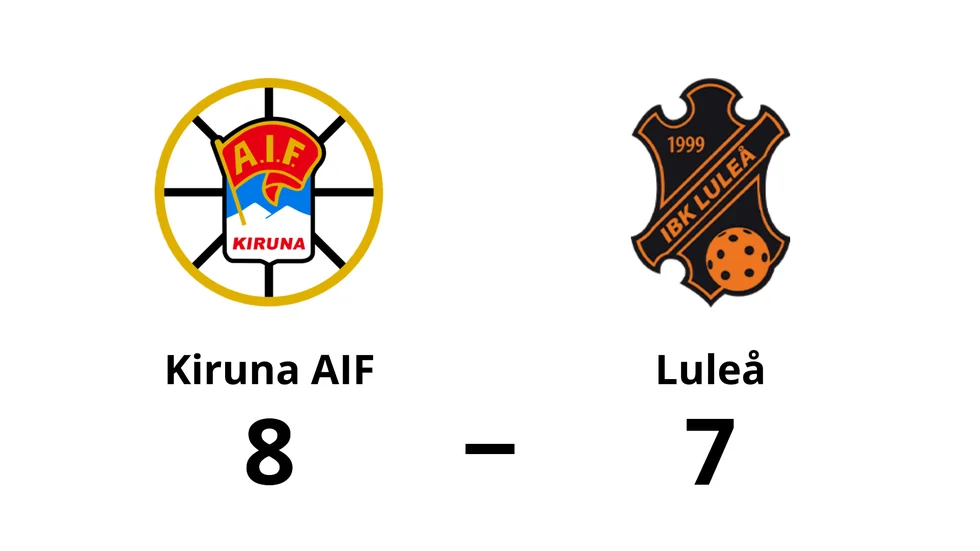 Kiruna AIF vann mot IBK Luleå