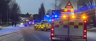 Två personbilar i krock i Boden – påkörning bakifrån