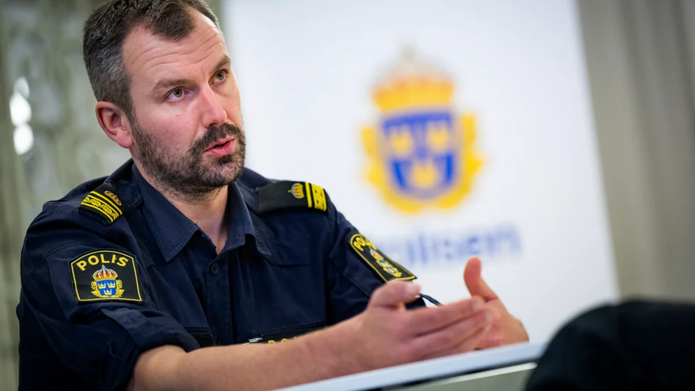 Erik Lindblad, nationell operationsledare för Polisens nationella särskilda händelse Frigg.