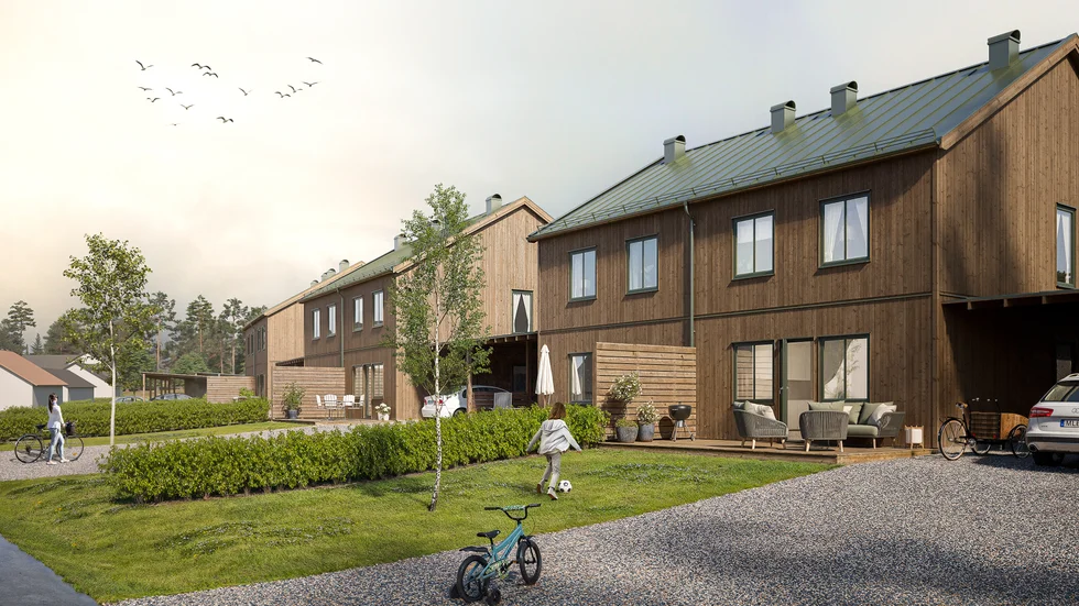 Bostäderna är i planeringsstadiet och fick nyligen förlängd markanvisning. Bostadsbolagets förhoppning är säljstart våren 2025.