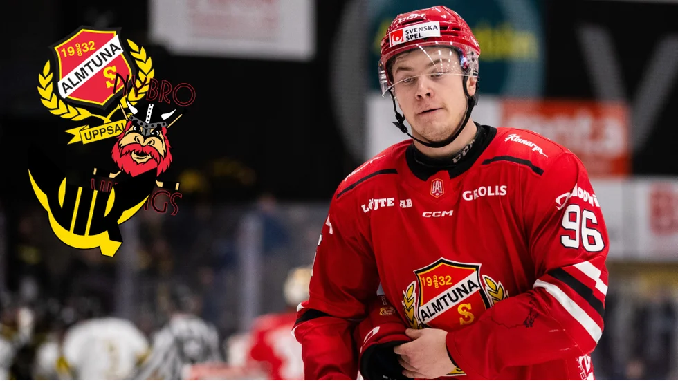 William Proos och hans Almtuna har fem matcher kvar och det är en slutspelsplats i potten. Nybro, Västerås eller Almtuna - vilket får vika ned sig?