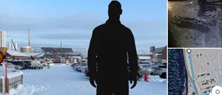 Så fick väktaren stopp på bilen – medan kollegan låg på huven