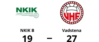 Tung seger för Vadstena i toppmatchen mot NKIK B
