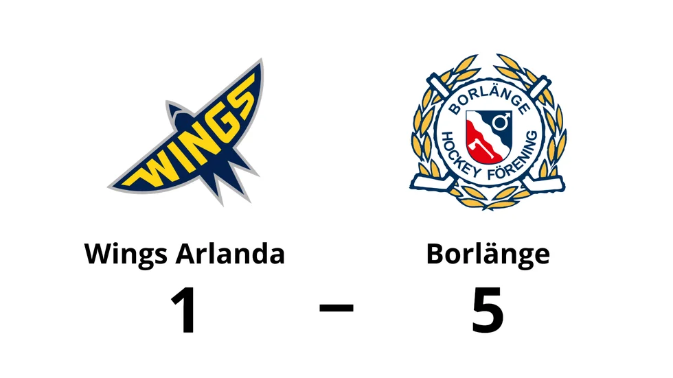 Wings HC Arlanda förlorade mot Borlänge HF