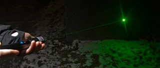Helikopter beskjuten med laser i Tierp