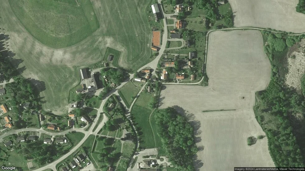 Området kring Klockargårdsvägen 22