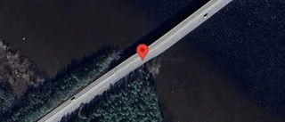 Stopp på E4 efter singelolycka
