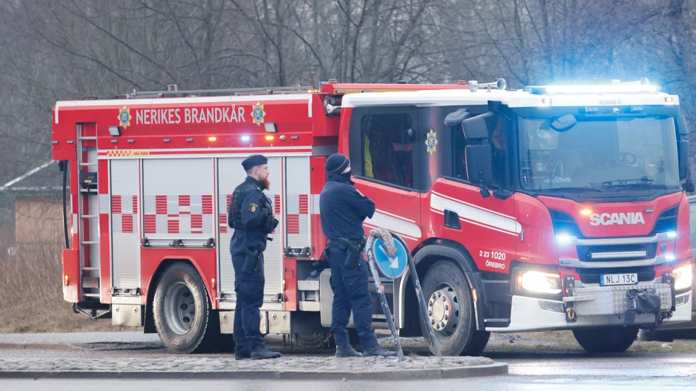 En stor del av personalstyrkan vid Nerikes brandkår jobbade med skolskjutningen.