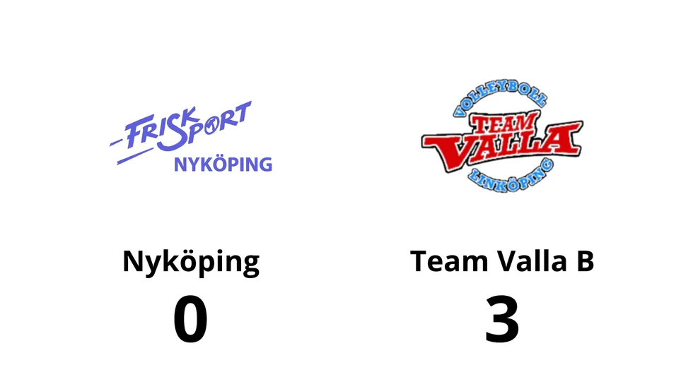 Nyköpings FK förlorade mot Team Valla B