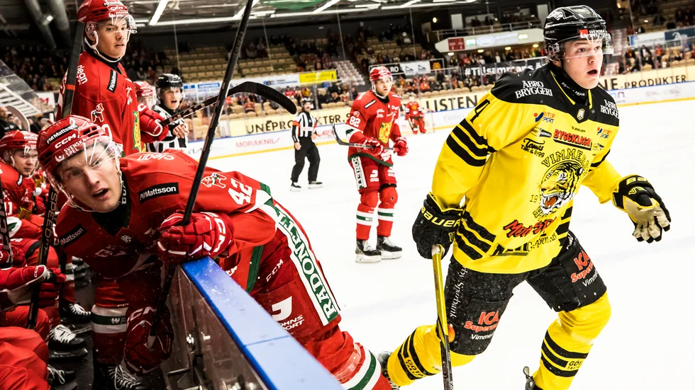 Johan Norberg i en match mot Mora i höstas. 