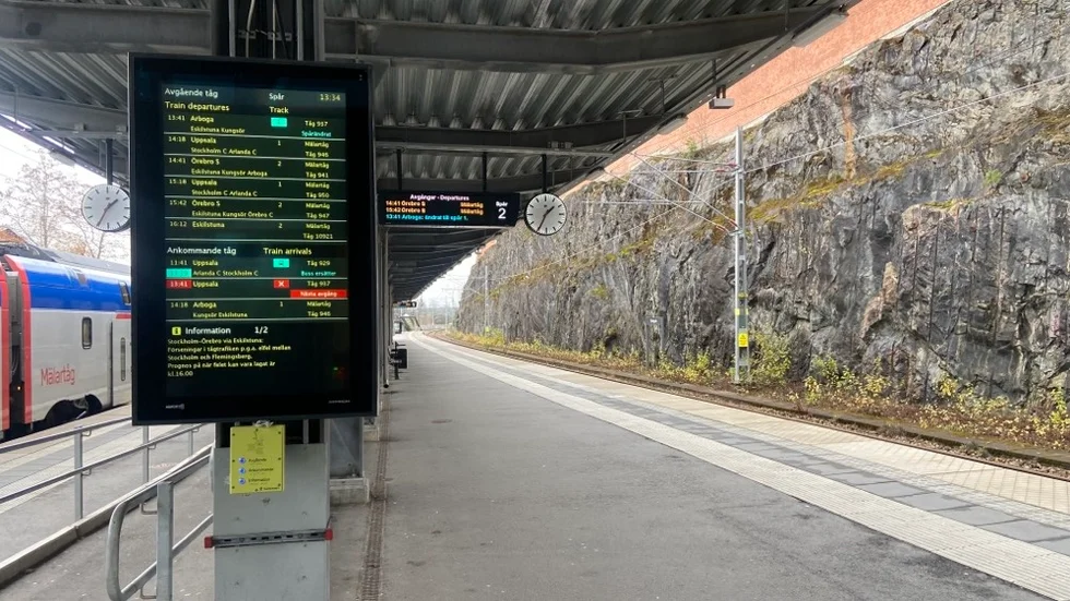 Bussar sattes på måndagen in mellan Strängnäs och Läggesta.