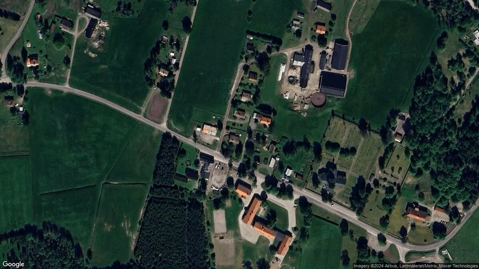 Området kring Edvalla Klockarvägen 2