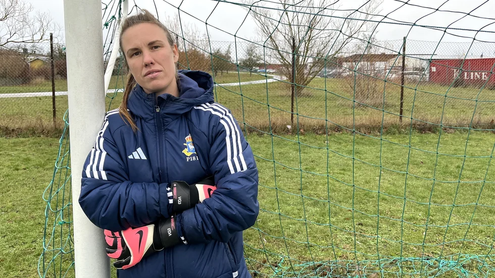 P18-målvakten Kaisa Nilsson tänker inte sluta trots alla hjärnskakningar.