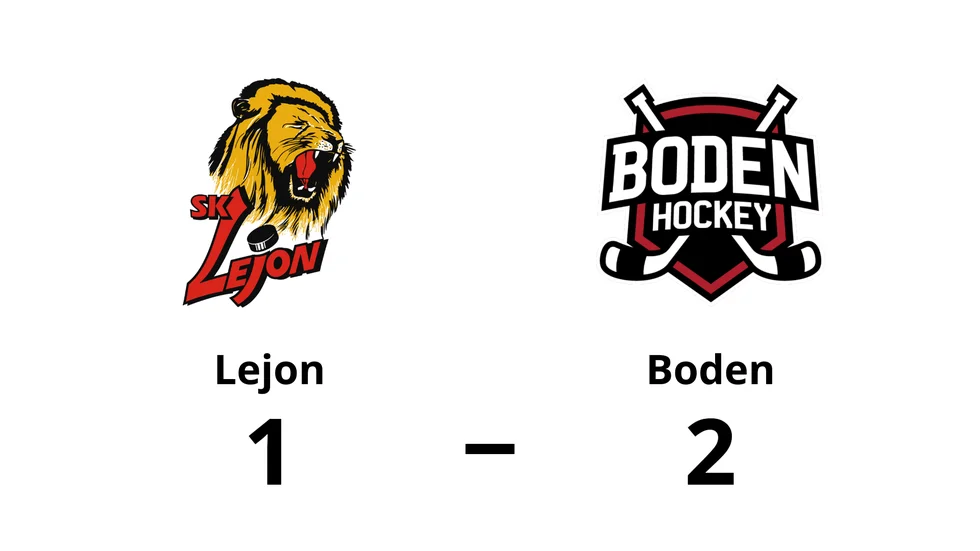 SK Lejon förlorade mot Bodens HF