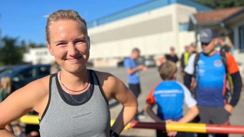 Madeleine Gillheimer var hemma i Lönsås och passade på att springa första upplagan av Husbyfjöl frontyard ultralopp.