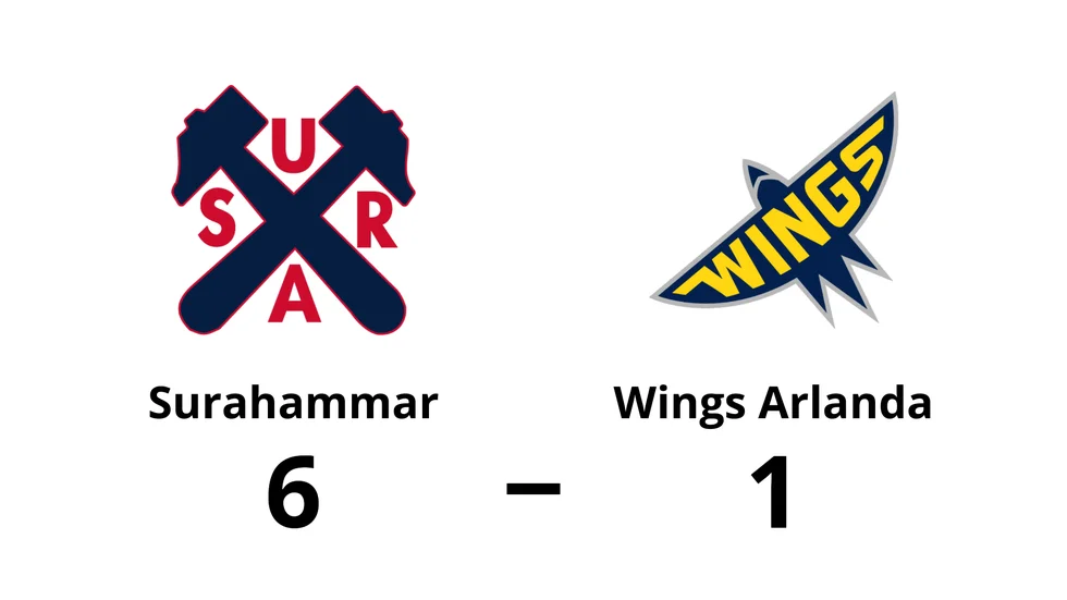 Surahammar vann mot Wings HC Arlanda