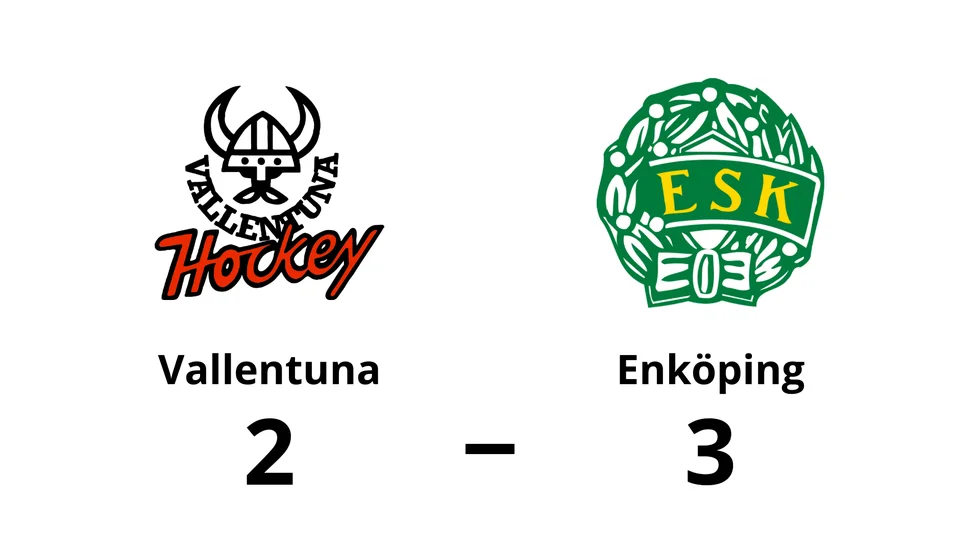 Vallentuna Hockey förlorade mot Enköpings SK