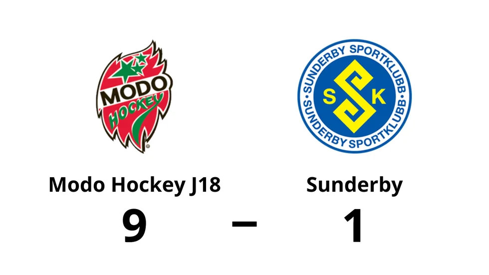 Modo Hockey J18 vann mot Sunderby SK