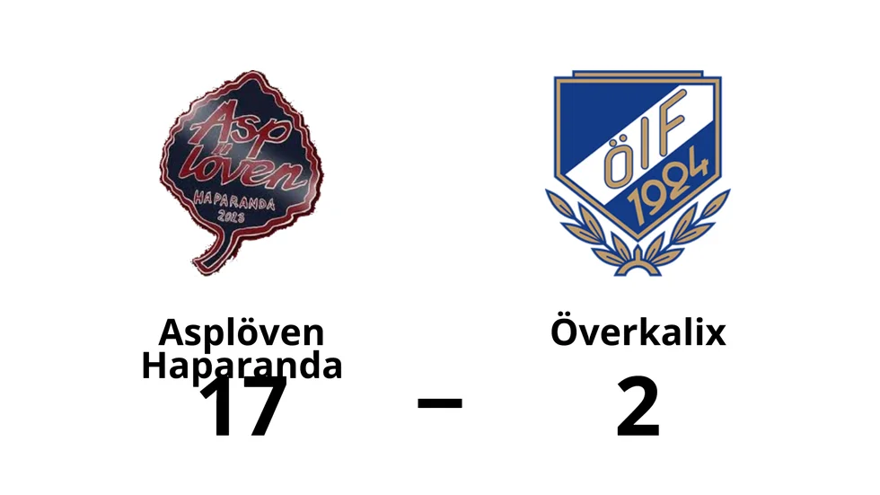 Asplöven Haparanda vann mot Överkalix IF