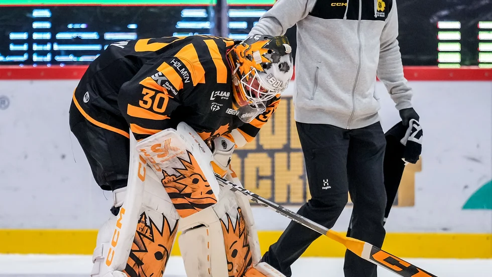 Gustaf Lindvall klev av skadad i lördagens möte med Linköping.