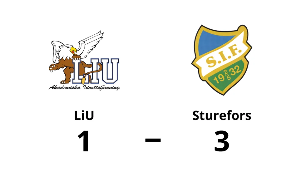LiU AIF FK förlorade mot Sturefors IF