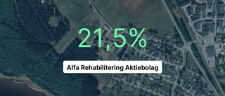 Omsättningen tar fart för Alfa Rehabilitering AB