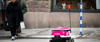Robotar levererar mat i Stockholm