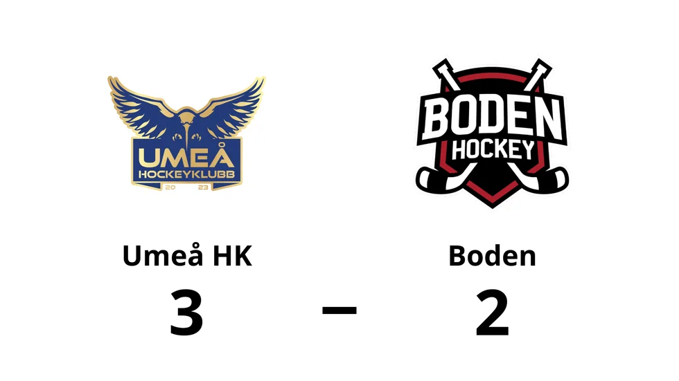 Umeå HK vann mot Bodens HF