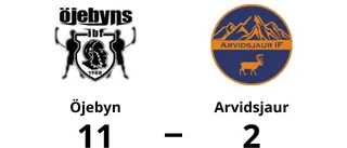 Öjebyn utklassade Arvidsjaur – vann med 11-2