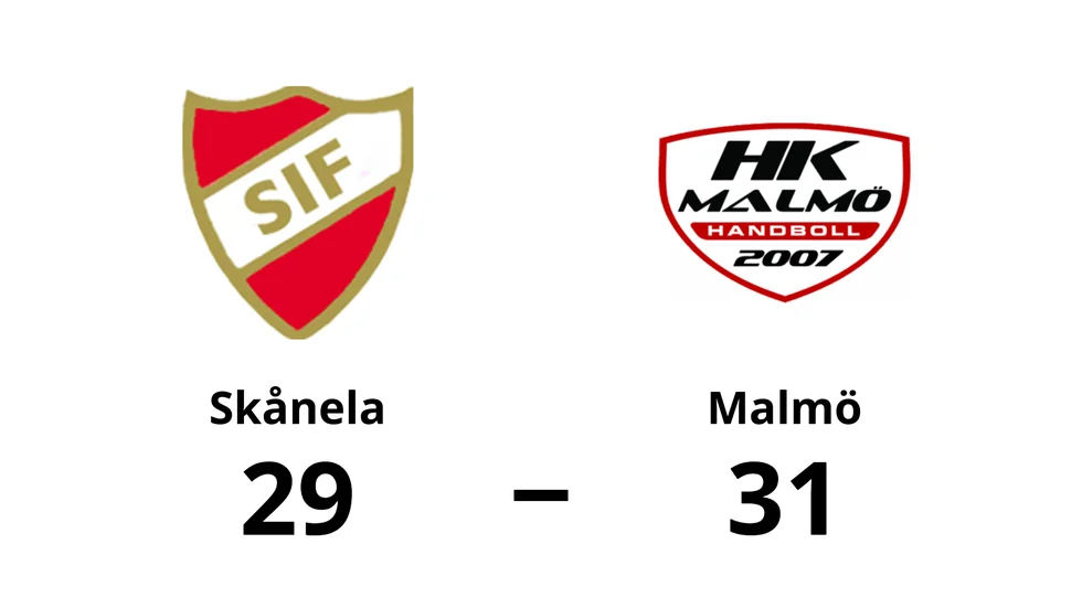 Skånela förlorade mot HK Malmö