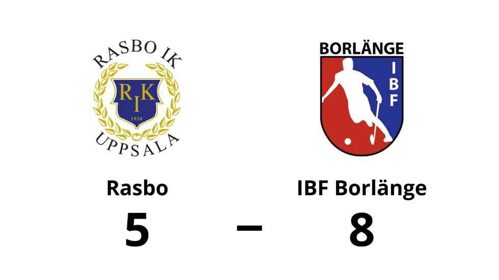 Rasbo förlorade mot IBF Borlänge