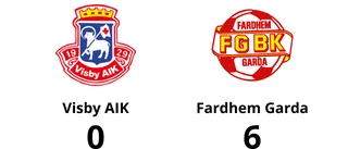 Storseger för Fardhem Garda – 6-0 mot Visby AIK