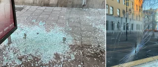 Vandaler gick bärsärk i centrala Eskilstuna