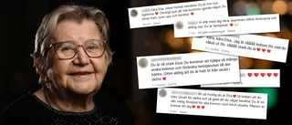 Tusentals stöttar Elsa: "Vilken hjälte du är!" 