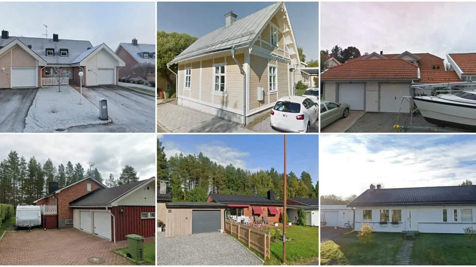Västra Villavägen 3B, Repslagargatan 9B, Boskatavägen 19B, Stenringen 11, Stångholmsgatan 30 och Bärgarstigen 9
