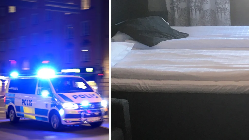 Tre män misstänks för en gruppvåldtäkt på ett hotell i Umeå. En av männen greps senare i Skellefteå.