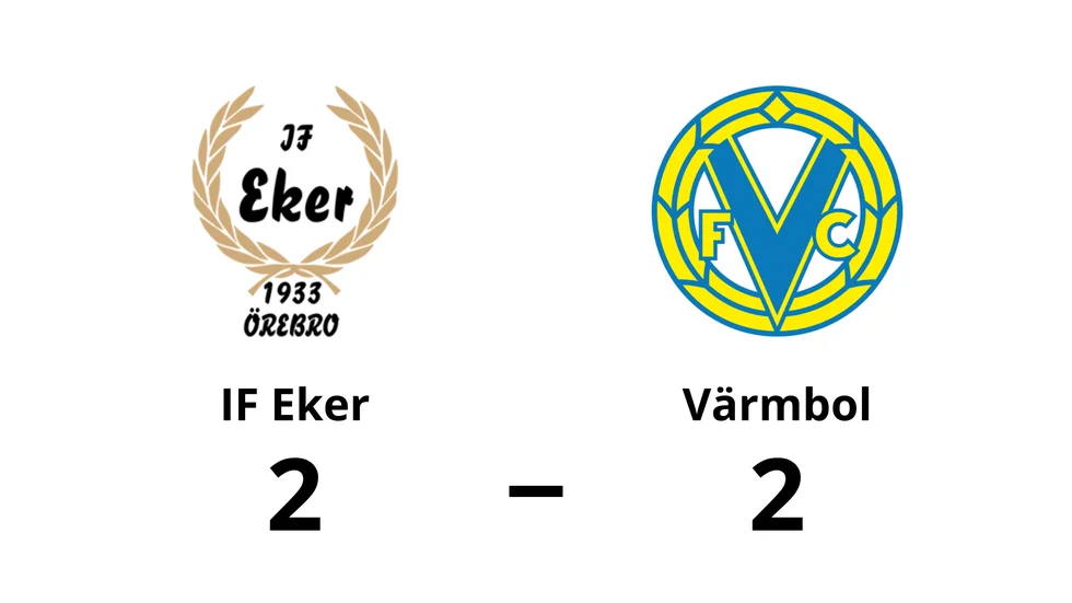 IF Eker spelade lika mot Värmbols FC